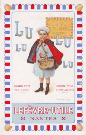 画像1: LU／Lefevre-Utile【Le Petit Ecolier】カレンダー