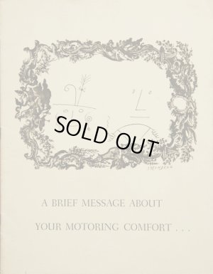 画像1: Saul Steinberg／ソウル・スタインバーグ【A Brief Message About Your Motoring Comfort…】