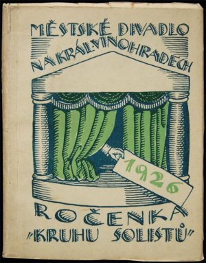 画像1: 【MESTSKE DIVADLO NA KRAL. VINOHRADECH 1926 ROCENKA KRUHU SOLOSTU】