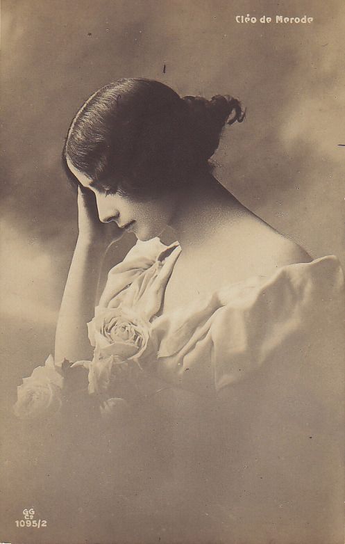 Antique Postcard／アンティーク・ポストカード【Cleo de Merode】クレオ・ド・メロード