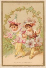 画像: Chromo Card／クロモカード【Le liseron et la pervenche】Bon Marche