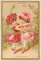 画像: Chromo Card／クロモカード【La valse des roses】Bon Marche