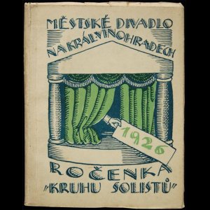 画像: 【MESTSKE DIVADLO NA KRAL. VINOHRADECH 1926 ROCENKA KRUHU SOLOSTU】