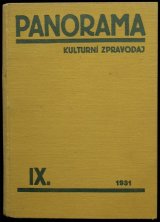 画像: Ladislav Sutnar / ディスラフ・ストナー【PANORAMA KULTURNI ZPRAVODAJ 1931 IX】