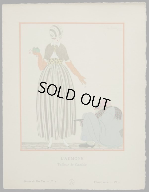 画像1: Georges Lepape/ジョルジュ・ルパップ【L'AUMONE】Tailleur de Fanfaisie