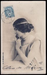 画像: Antique Postcard／アンティーク・ポストカード【Cleo de Merode】クレオ・ド・メロード