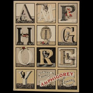 画像: Edward Gorey／エドワード・ゴーリー【AMPHIGOREY 】