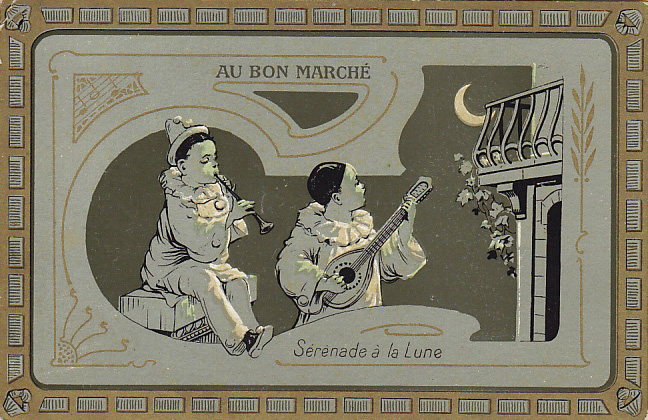 画像1: 再入荷　Chromo Card／クロモカード【Serenade a la lune】Bon Marche