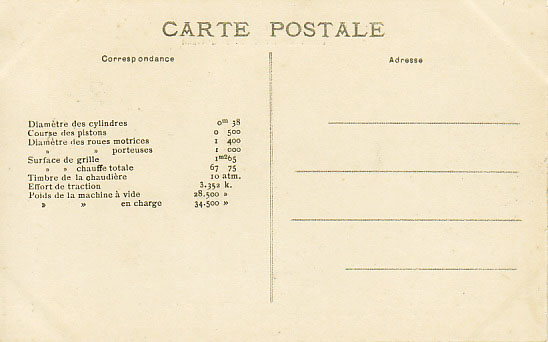 画像: Post card／ポストカード【242 Les Locomotives】Belgique