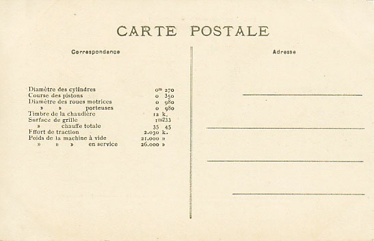 画像: Post card／ポストカード【253 Les Locomotives 】Belgique
