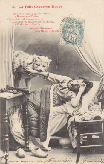 画像: アンティークポストカード・3枚セット【Le Petit Chaperon Rouge】赤ずきんちゃん