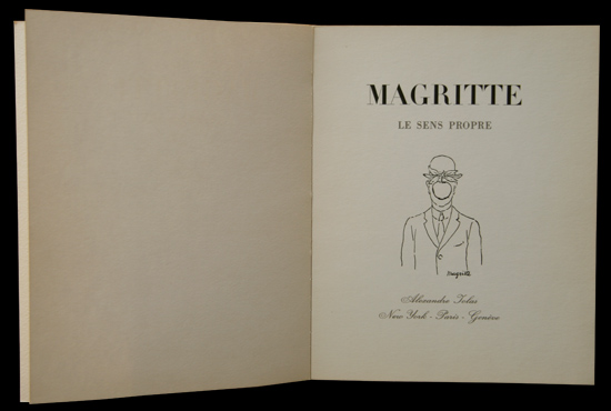 画像: Rene Magritte／ルネ・マグリット【MAGRITTE -Le Sense Propre-】