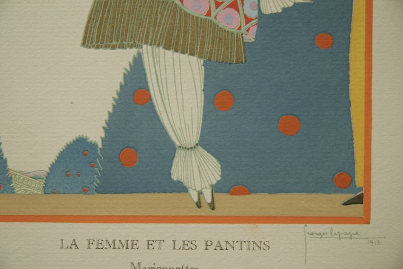 画像: Georges Lepape/ジョルジュ・ルパップ【LA FEMME ET LES PANTINS - Marionnettes】