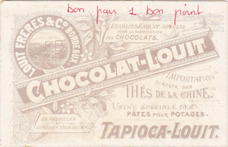 画像: Chromo Card／クロモカード【A defaut du corps nous te prenons la forme】Chocolat Louit