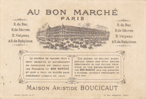 画像: Chromo Card／クロモカード【Promenade au bois】Bon Marche