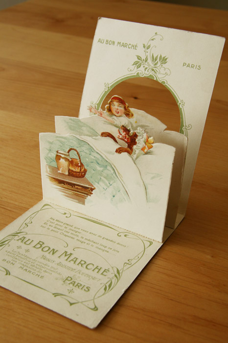 画像: Chromo Card／クロモカード【Au Bon Marche】Le Petit Chaperon Rouge