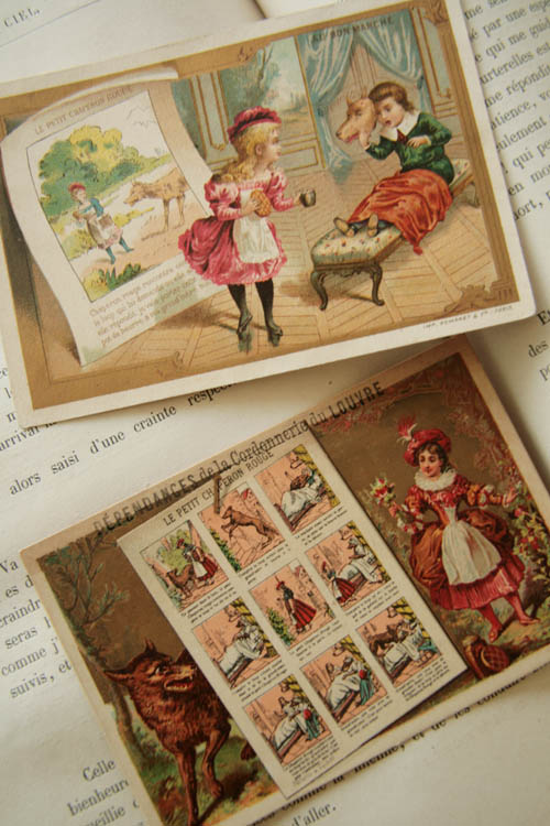 画像1: Chromo Card／クロモカード【Le Petit Chaperon Rouge】赤ずきんちゃん・2枚セット