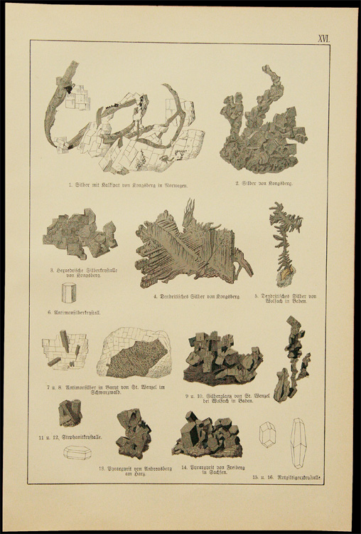 画像1: mineral illustration／鉱物画 XVI.