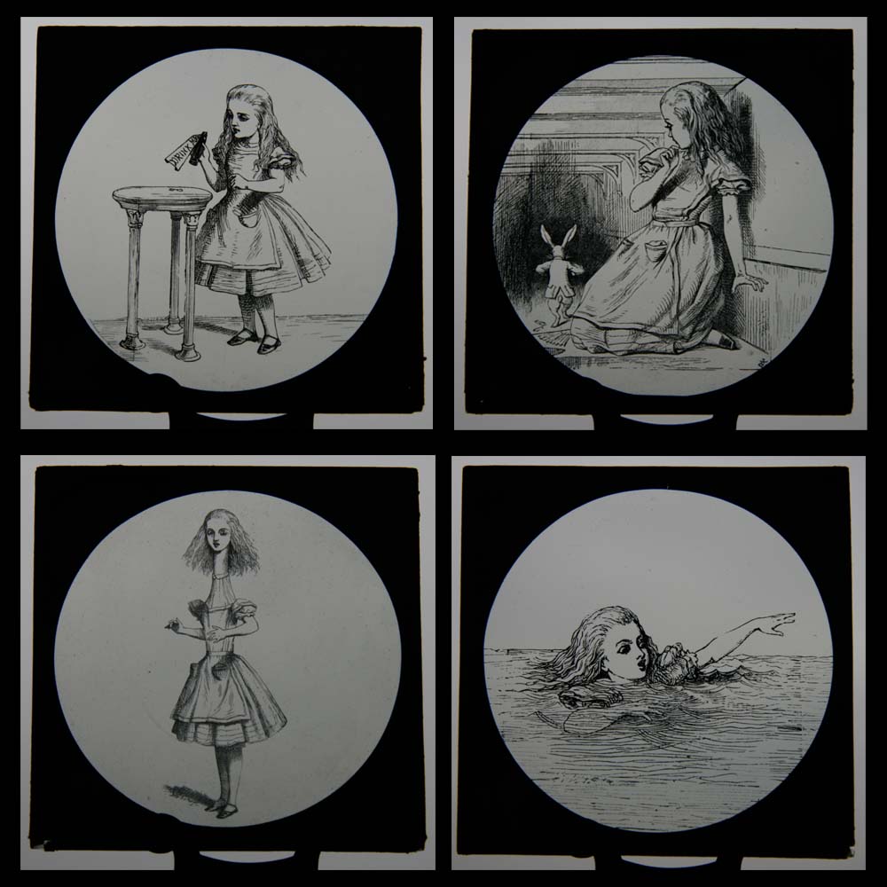 画像: Magic Lantern Slide／マジックランタン・スライド【Alice in Wonderland】不思議の国のアリス