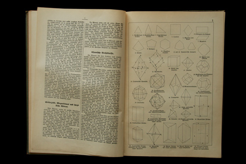 画像: mineral illustration／鉱物画【Naturgeschichte des Mineralreichs】