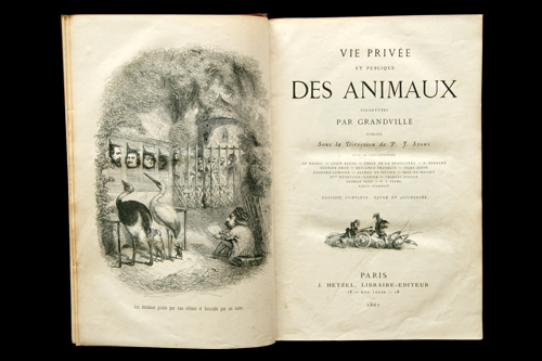 画像: J.J.Grandville／J.J.グランヴィル【Vie Privee et Publique des Animaux】動物の私的・公的生活