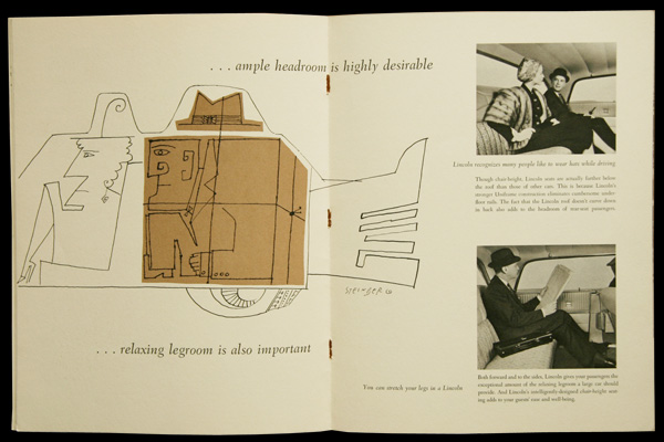 画像: Saul Steinberg／ソウル・スタインバーグ【A Brief Message About Your Motoring Comfort…】