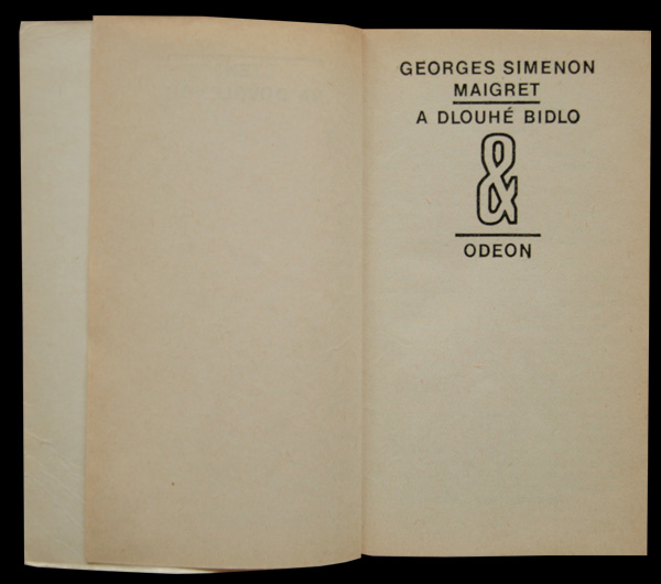 画像: Georges Simenon ／ジョルジュ・シムノン【MAIGRET A DLOUHE BIDLO】