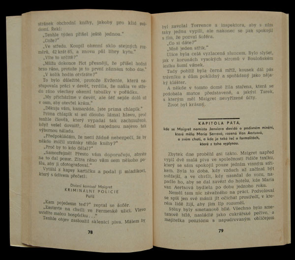 画像: Georges Simenon ／ジョルジュ・シムノン【MAIGRET A DLOUHE BIDLO】