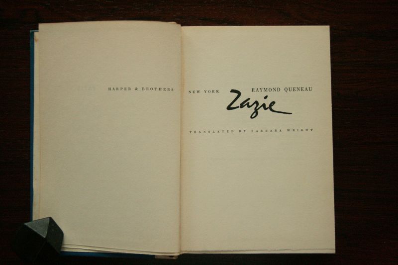 画像: Raymond Queneau／レーモン・クノー【ZAZIE】地下鉄のザジ