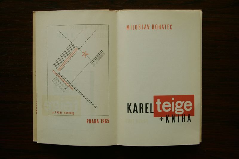 画像: Karel Teige ／カレル・タイゲ【teige A KNIHA】