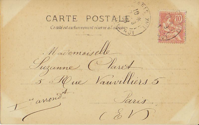 画像: Antique Postcard／アンティーク・ポストカード【Cleo de Merode】クレオ・ド・メロード