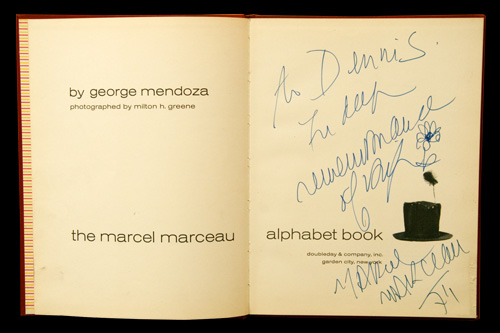画像: Marcel Marceau／マルセル・マルソー【the marcel marceau arphabet book】