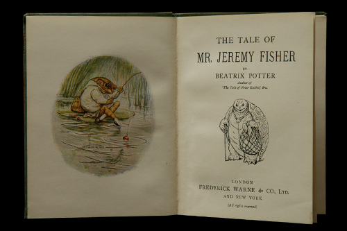 画像: Beatrix Potter／ビアトリクス・ポター【The Tale of Mr.Jeremy Fisher 】(green)