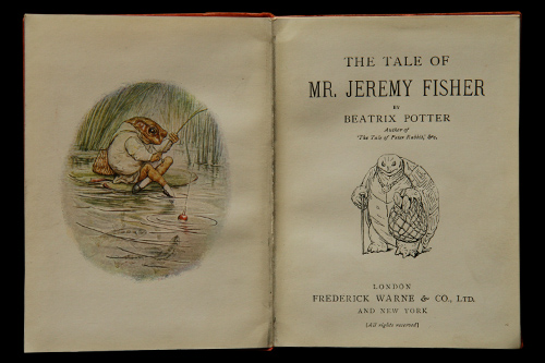 画像: Beatrix Potter／ビアトリクス・ポター【The Tale of Mr.Jeremy Fisher 】(red)