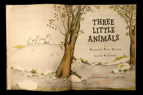 画像: Garth Williams ／ガース・ウィリアムズ 【Three Little Animals】初版