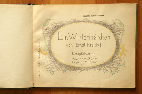 画像: Ernst Kreidolf／エルンスト・クライドルフ【Ein Wintermarchen】