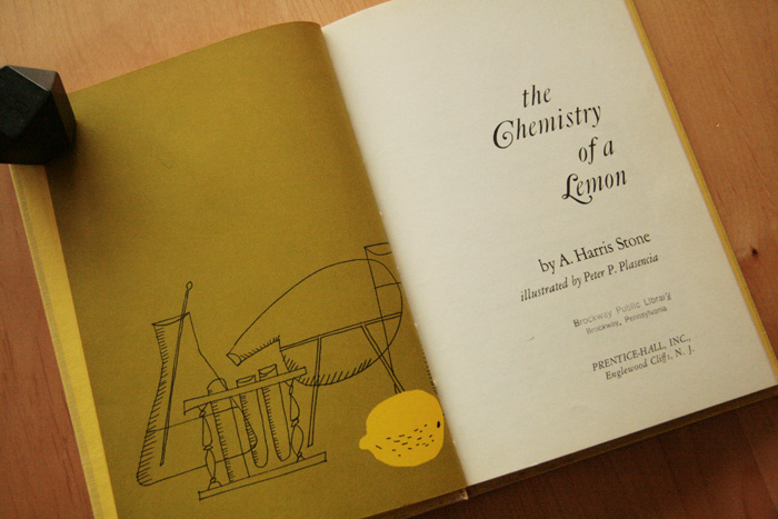 画像: 再入荷　A.Harris Stone／Peter P. Plasencia【the Chemistry of a Lemon】レモンと実験