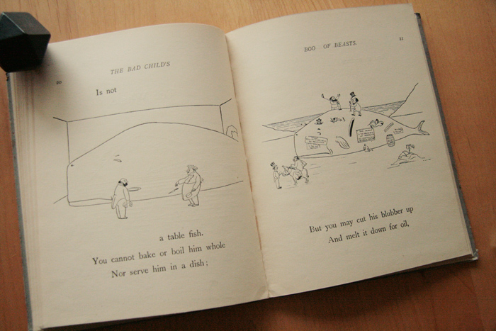 画像: Hilaire Belloc／ヒレア・ベロック【The Bad Child's Book of Beasts.】超わるい子の生きものガイドブック