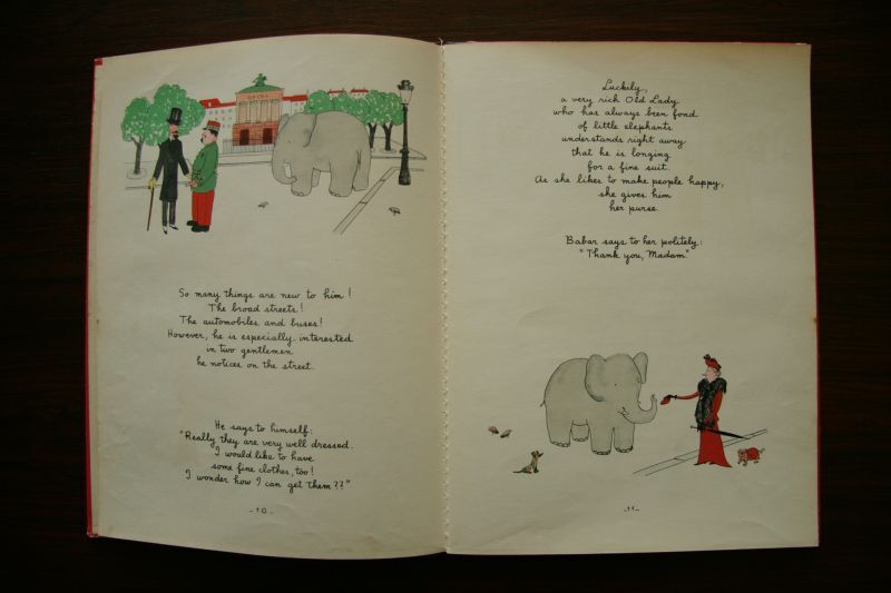 画像: Jean de Brunhoff / ジャン・ド・ブリュノフ【THE STORY OF BABAR】ぞうのババール