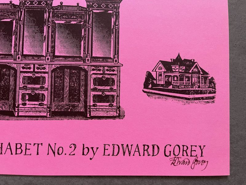 画像: Edward Gorey／エドワード・ゴーリー【The Thoughtful Alphabet No.2】