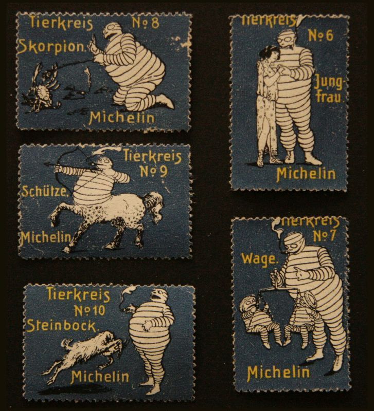 画像: Poster stamp／ポスタースタンプ【Tierkreis】Michelin