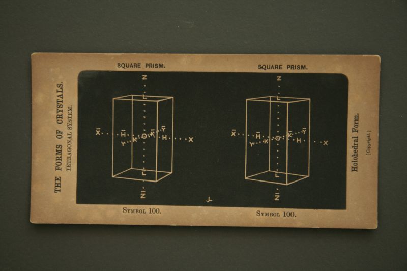 画像: Stereo Card／ステレオ・カード【THE FORMS OF CRYSTALS】TETRAGONAL SYSTEM